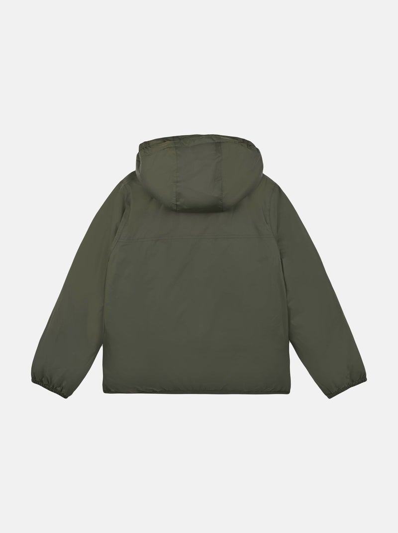 Blouson K-Way à capuche Vert kaki - Kiabi