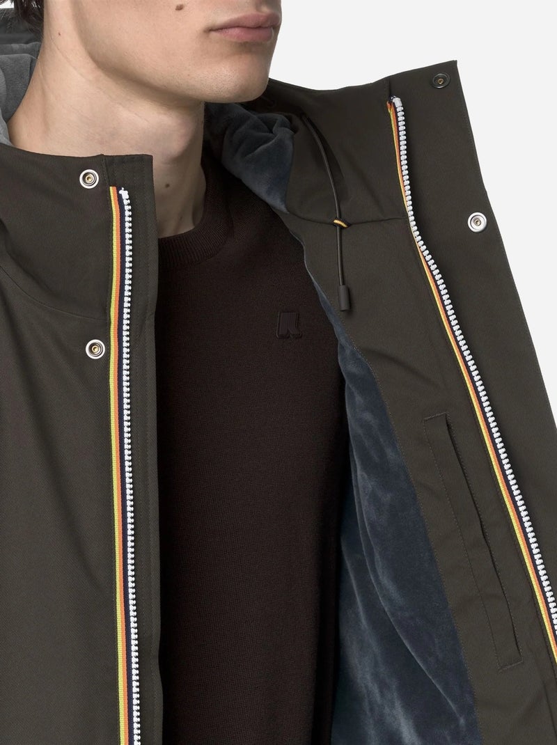 Blouson K-Way Jacko Twill Marmotta Marron - Kiabi