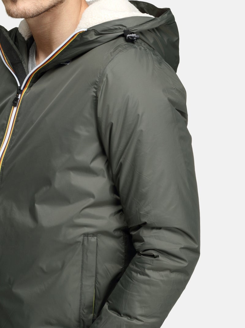 Blouson K-Way Le Vrai 3.0 Claude Orsetto Kaki - Kiabi
