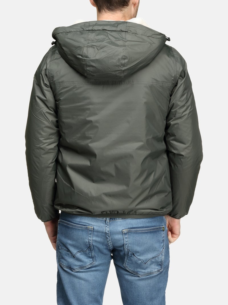 Blouson K-Way Le Vrai 3.0 Claude Orsetto Kaki - Kiabi