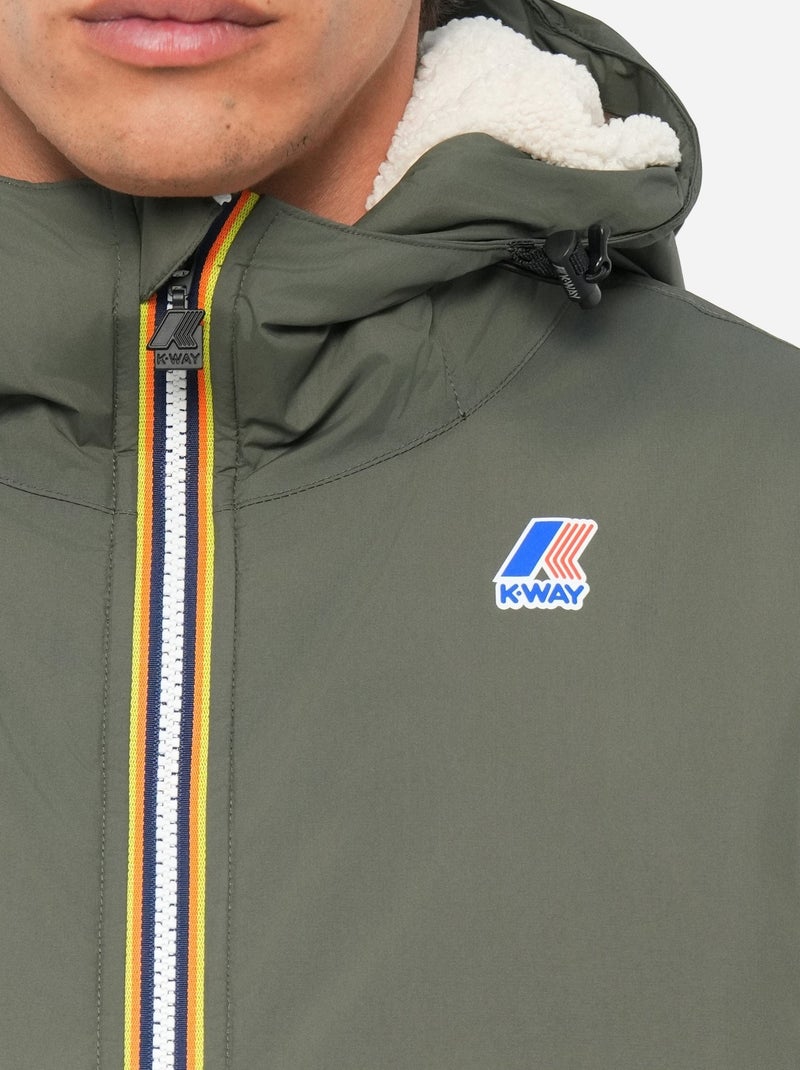 Blouson K-Way LE VRAI 4.0 CLAUDE ORSETTO Kaki - Kiabi
