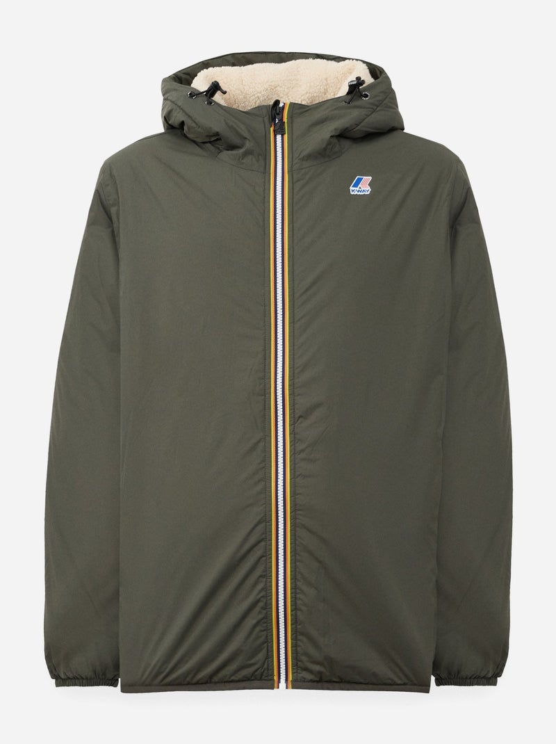 Blouson K-Way LE VRAI 4.0 CLAUDE ORSETTO Kaki - Kiabi