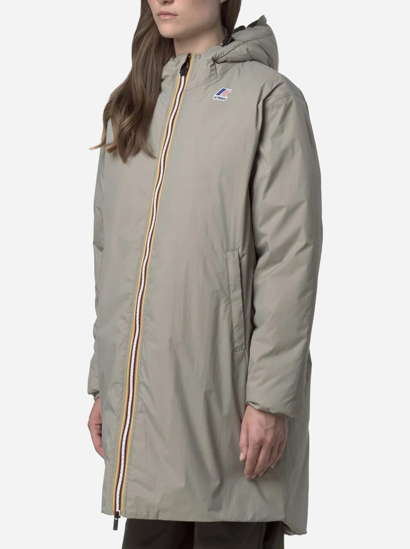 Blouson K-Way LE VRAI 4.0 EIFFEL EAST ORSETTO Taupe - Kiabi