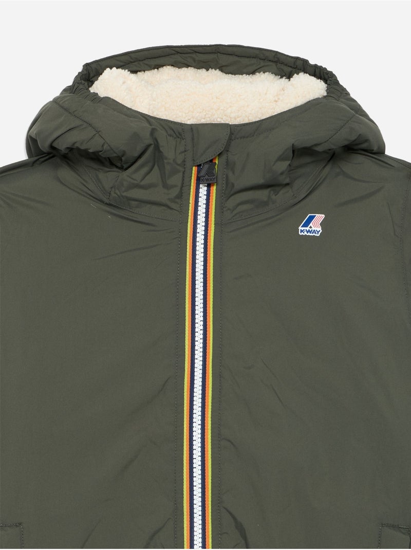 Blouson K-Way P. Le Vrai 4.0 Claude Orsetto Kaki - Kiabi