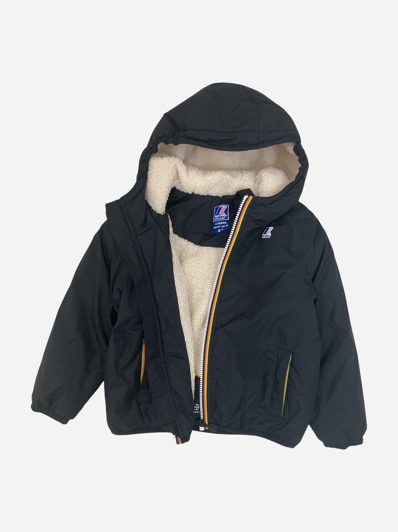 Blouson K-Way P. Le Vrai 4.0 Claude Orsetto Noir - Kiabi