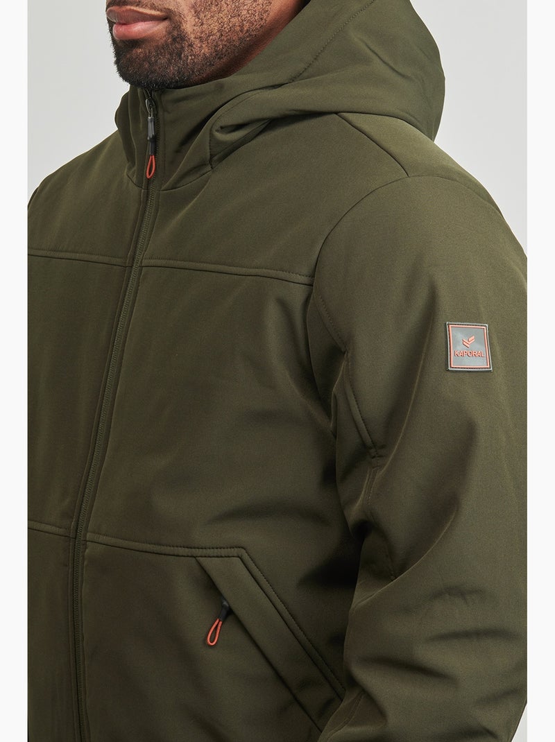 Blouson Kaporal à capuche Kaki - Kiabi