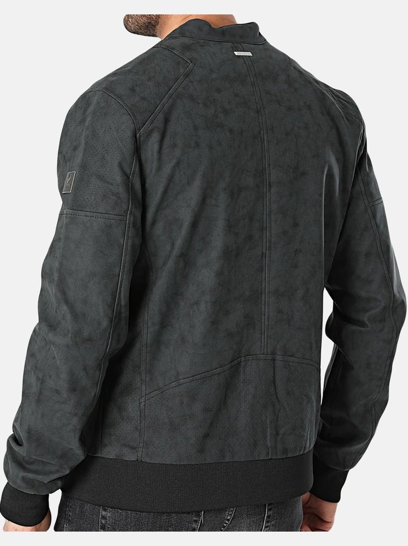 Blouson Kaporal style motard Noir - Kiabi