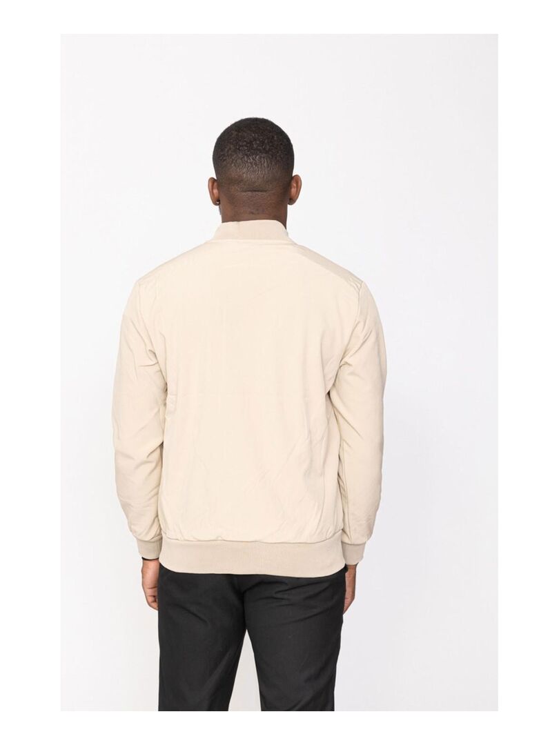 Blouson MS MODE - Taille 50 - Imprimé Beige/Marron - Viscose/Polyamide - Comme Neuf