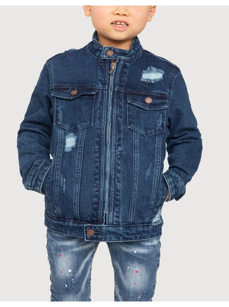 Blouson Kebello Bleu - Kiabi