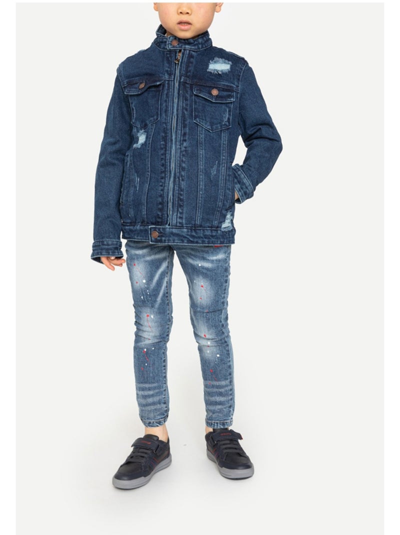 Blouson Kebello Bleu - Kiabi