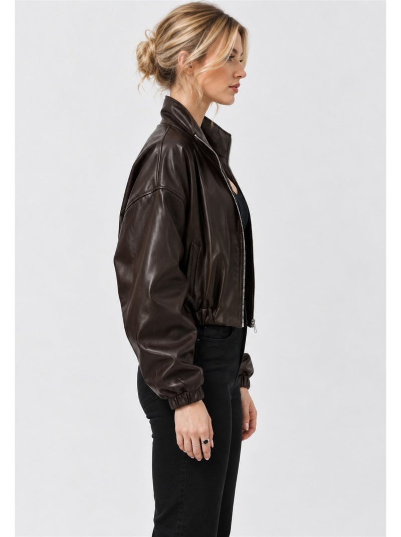 Blouson kebello Marron - Kiabi