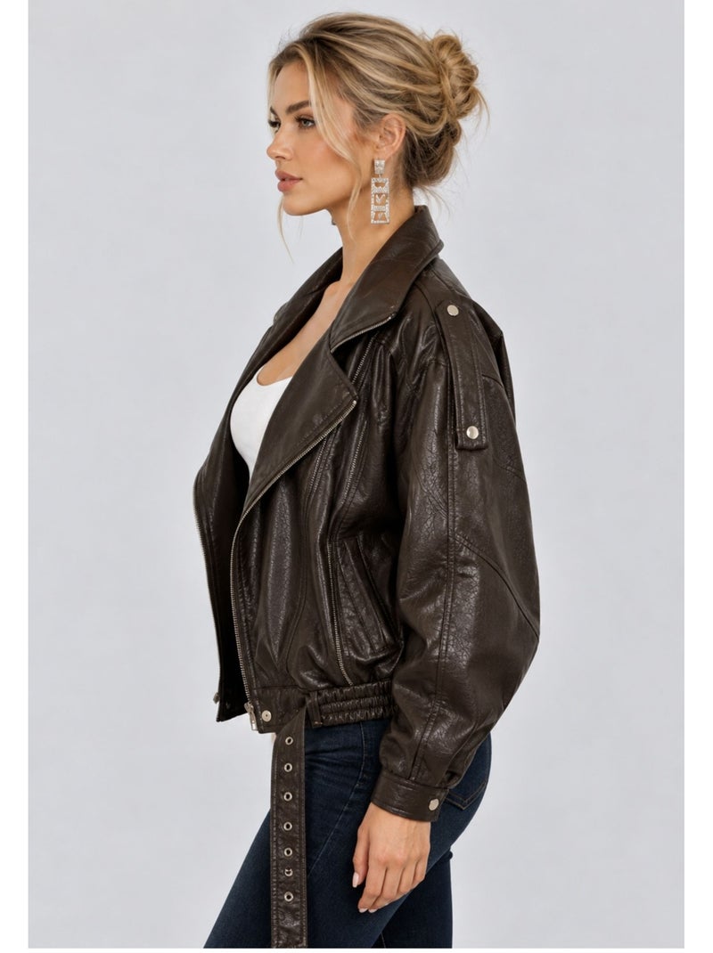 Blouson kebello Marron - Kiabi
