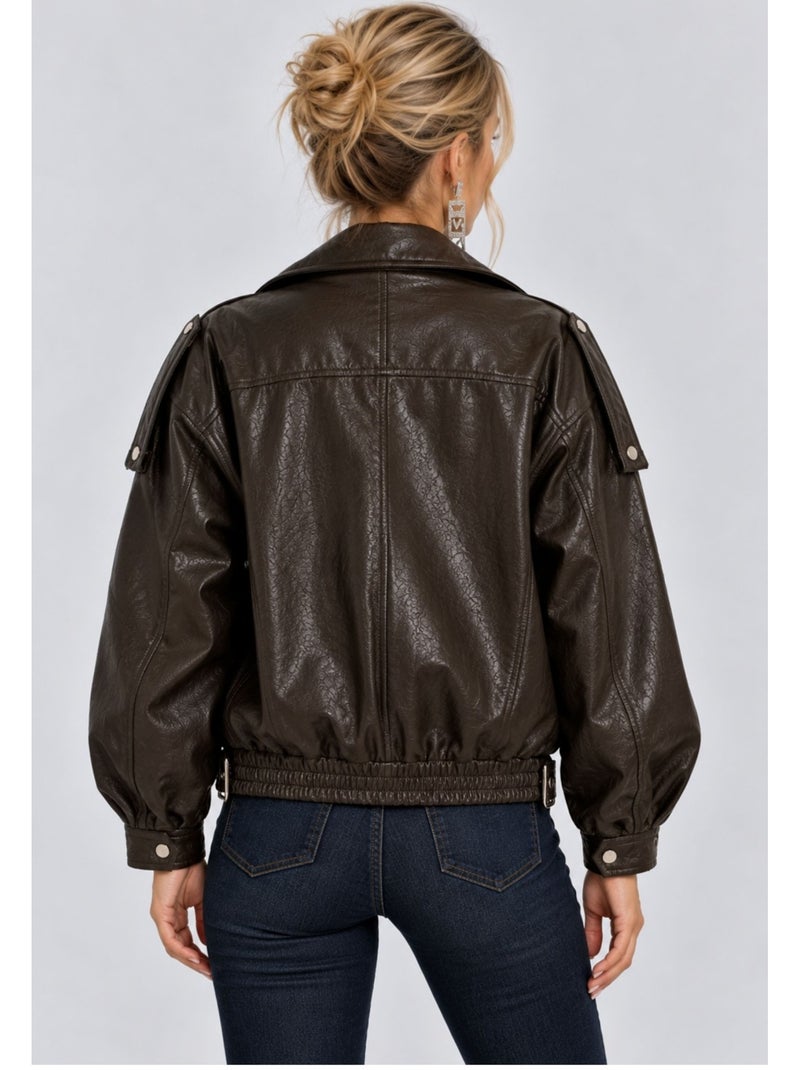 Blouson kebello Marron - Kiabi