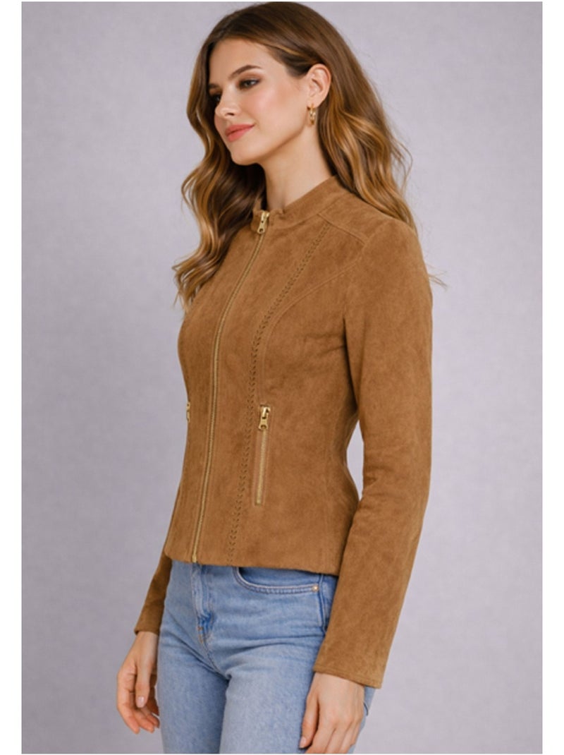 Blouson Kebello Marron - Kiabi