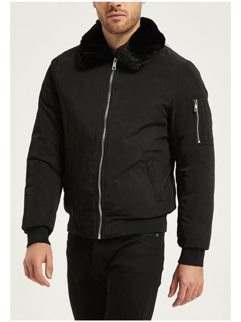 Blouson Kebello Noir Noir - Kiabi