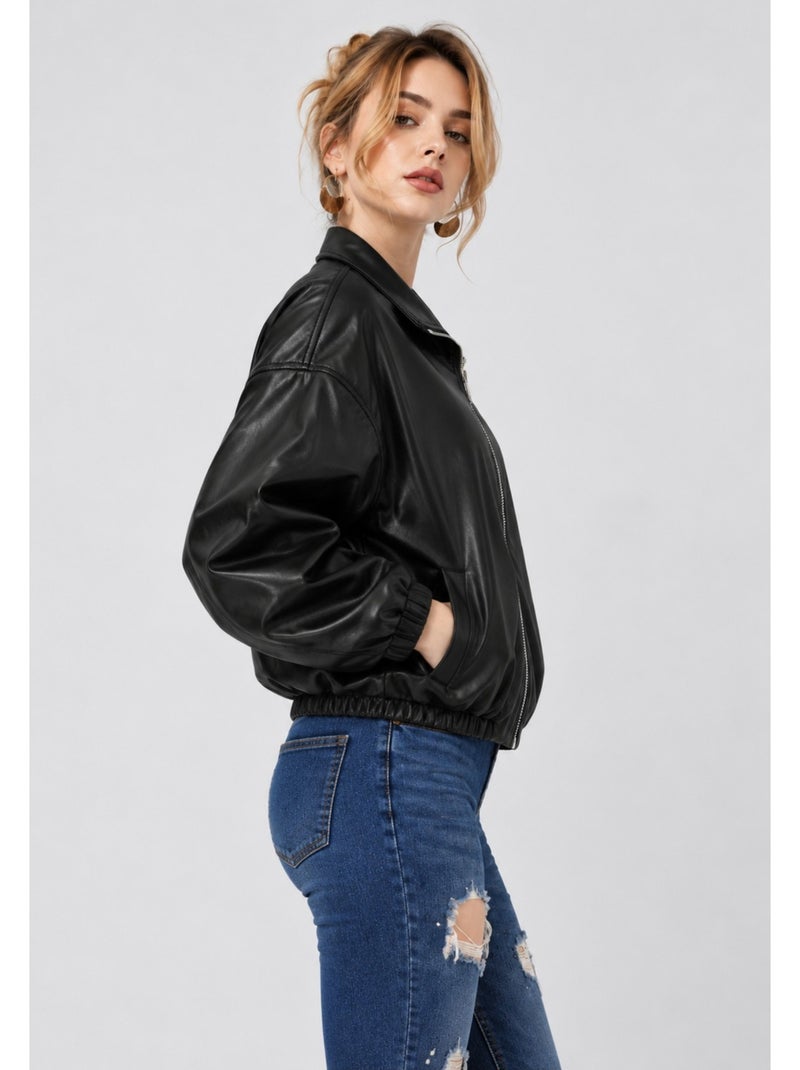 Blouson kebello Noir Noir - Kiabi