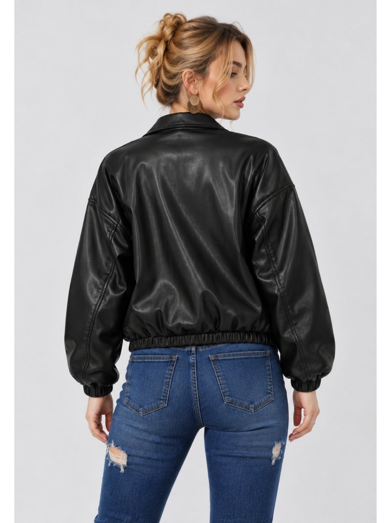 Blouson kebello Noir Noir - Kiabi
