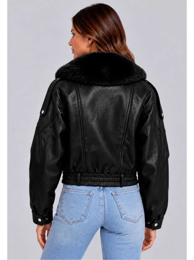 Blouson kebello Noir Noir - Kiabi