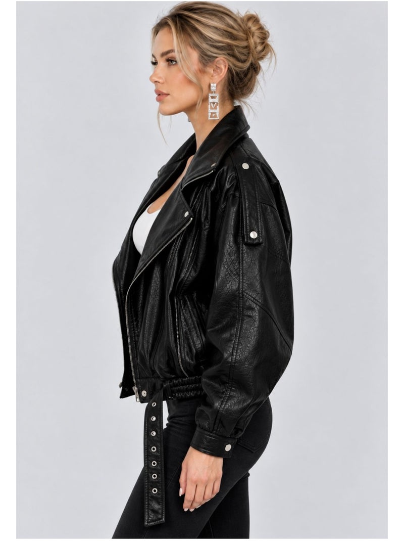 Blouson kebello Noir Noir - Kiabi