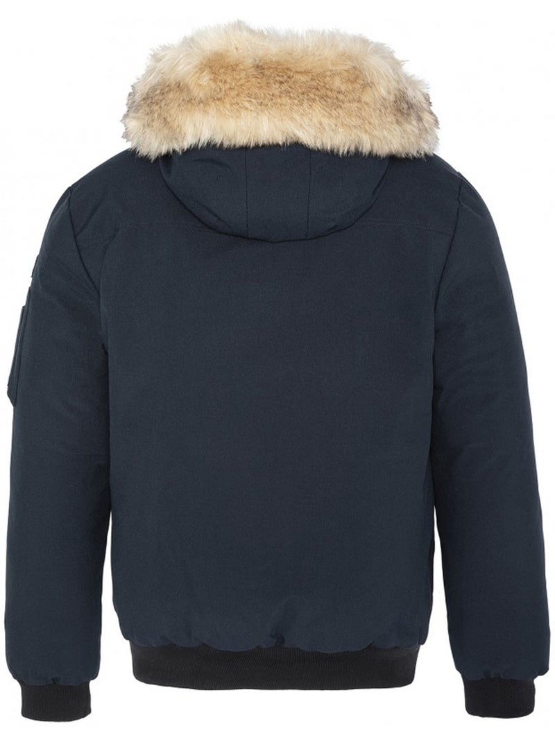 Blouson keyburn  - schott Bleu foncé - Kiabi