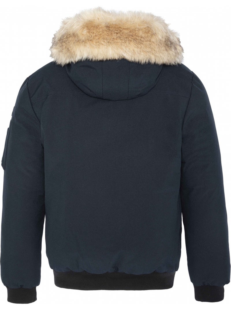 Blouson keyburn  - schott Bleu foncé - Kiabi