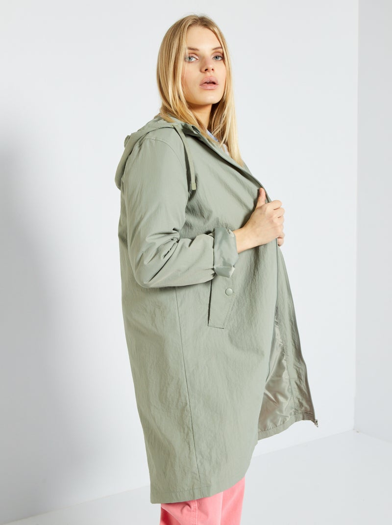 Blouson léger déperlant gris - Kiabi