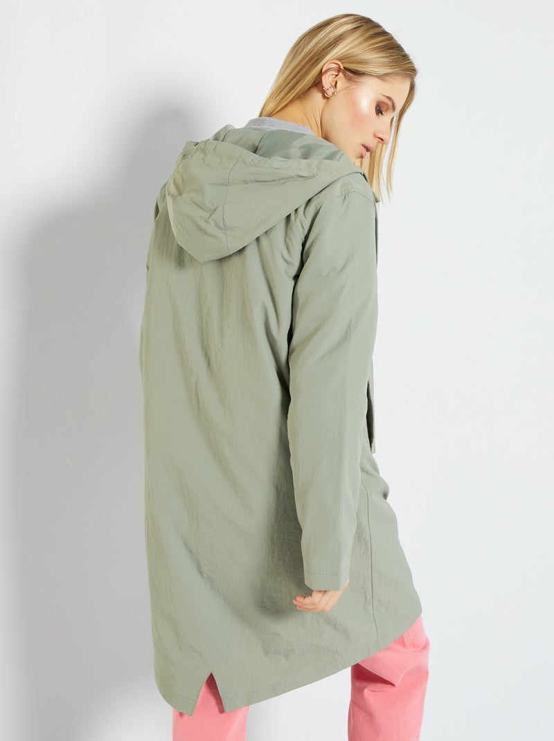 Blouson léger déperlant gris - Kiabi