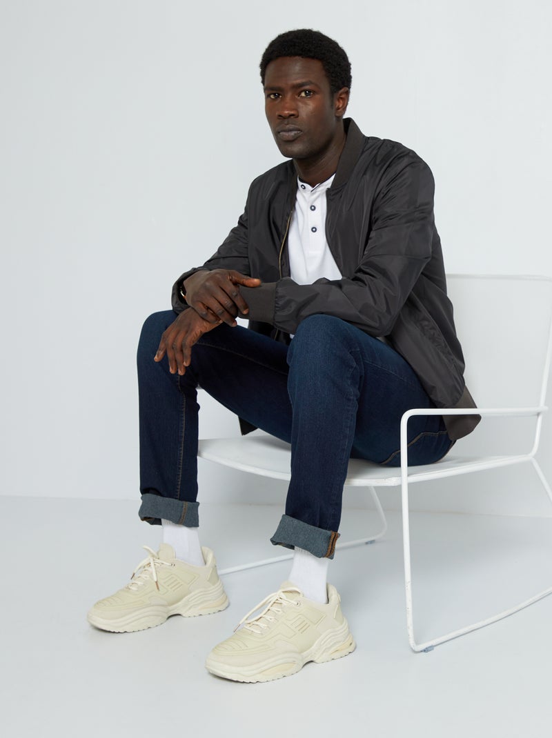Blouson léger déperlant noir - Kiabi
