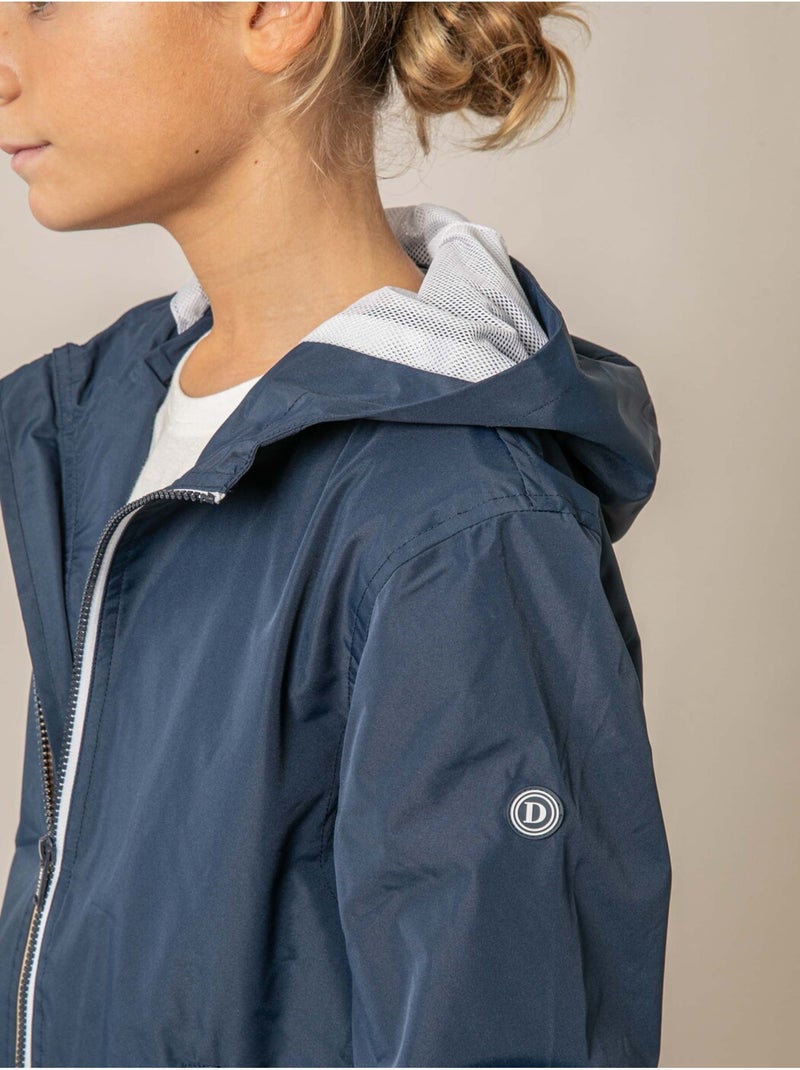 Blouson léger garçon confortable et fluide 'Deeluxe' Bleu marine - Kiabi