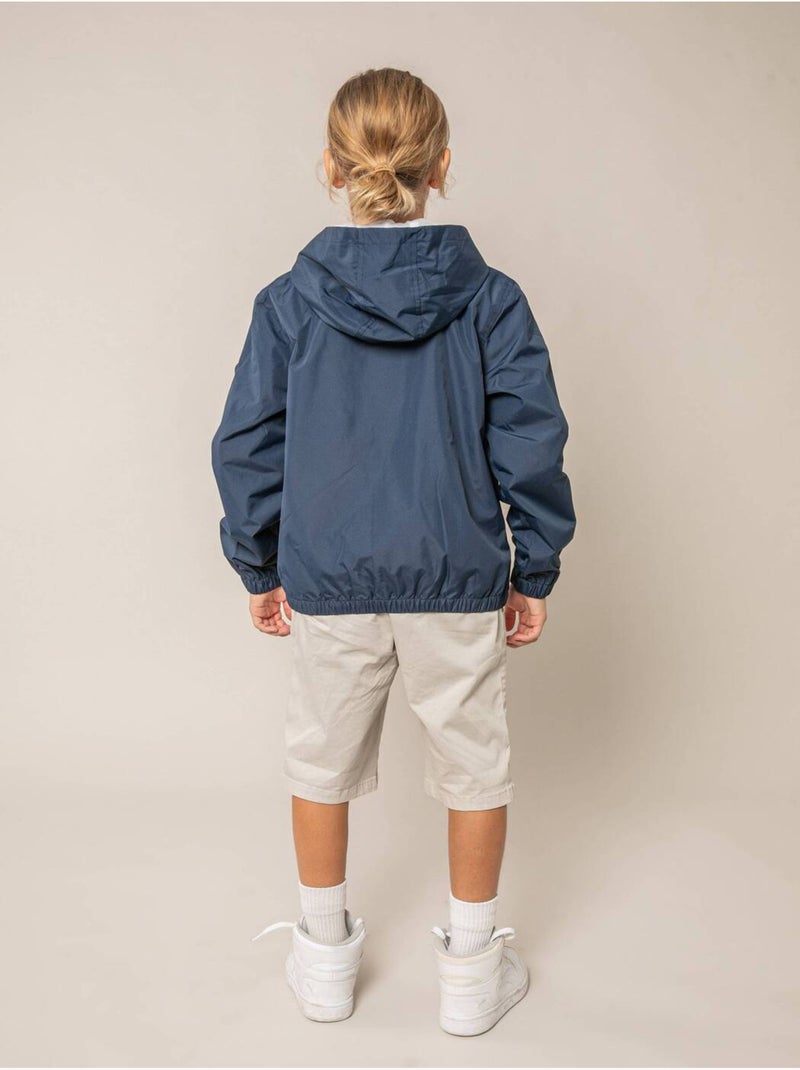 Blouson léger garçon confortable et fluide 'Deeluxe' Bleu marine - Kiabi
