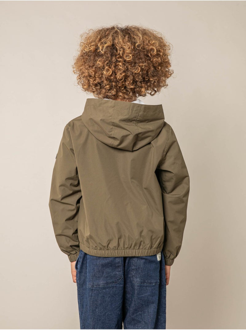 Blouson léger garçon confortable et fluide 'Deeluxe' Kaki - Kiabi