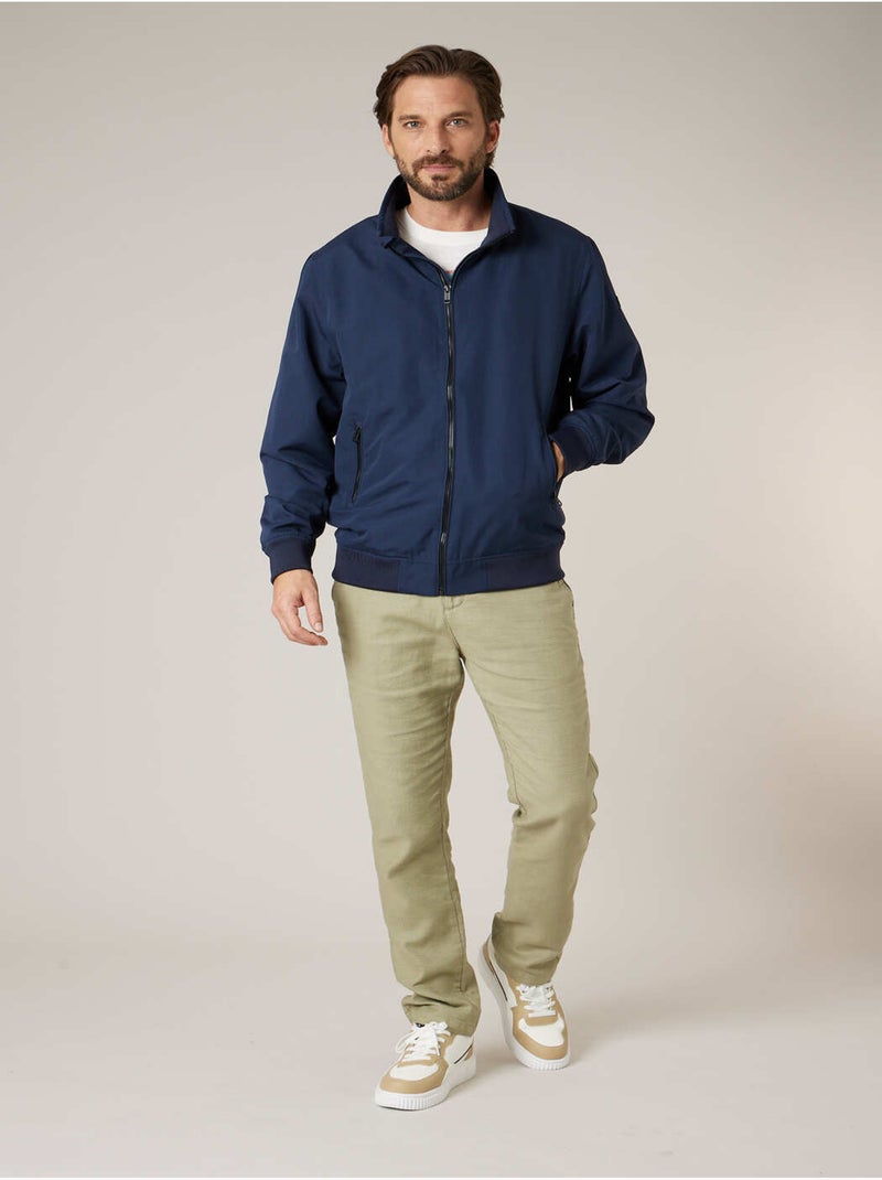 Blouson léger homme moderne et confortable 'Deeluxe' Bleu marine - Kiabi