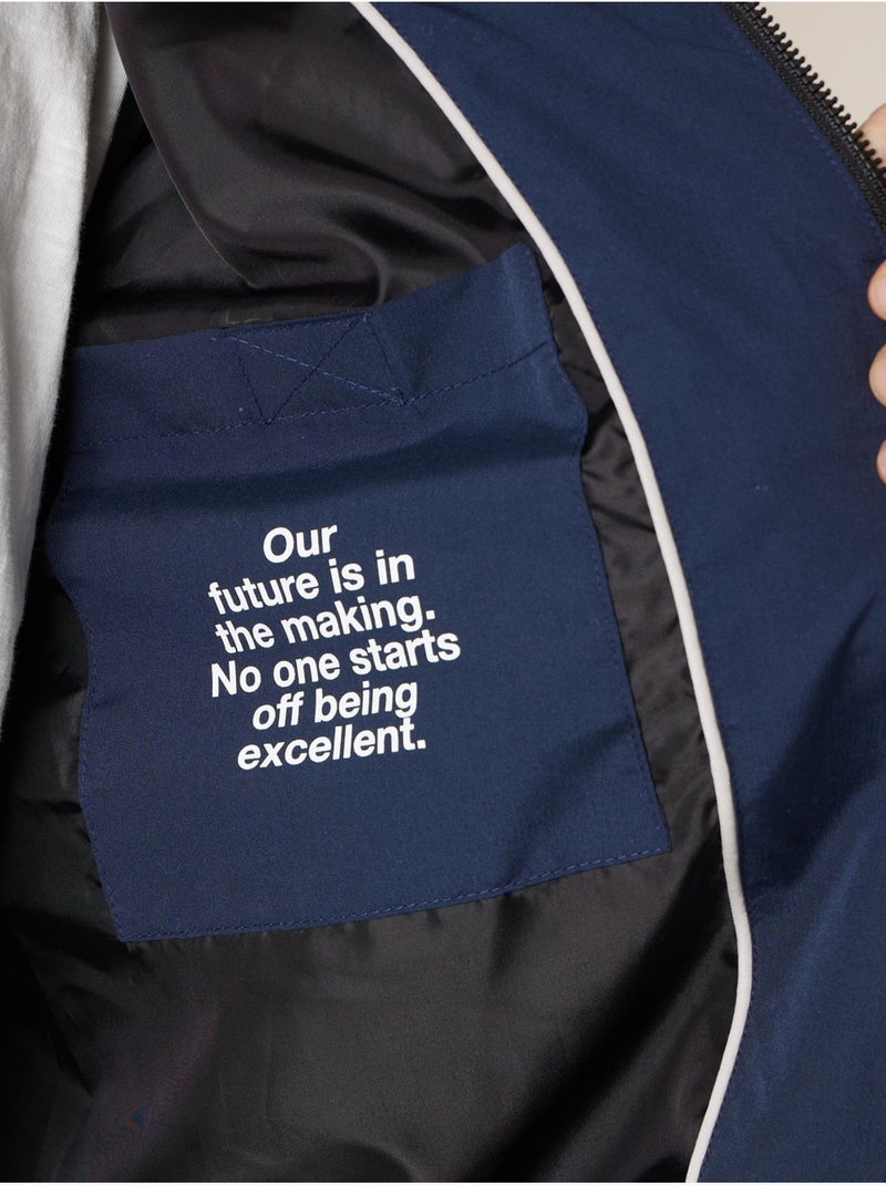 Blouson léger homme moderne et confortable 'Deeluxe' Bleu marine - Kiabi