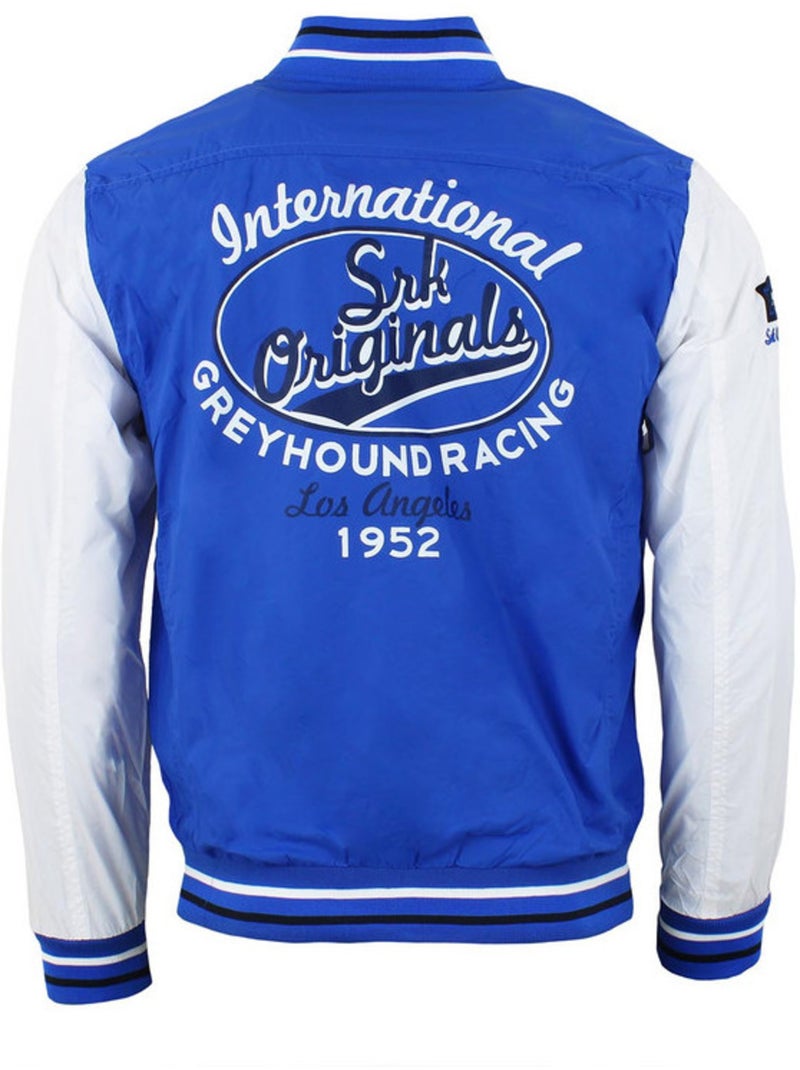 Blouson léger style teddy garçon EVANS - SRK Bleu - Kiabi