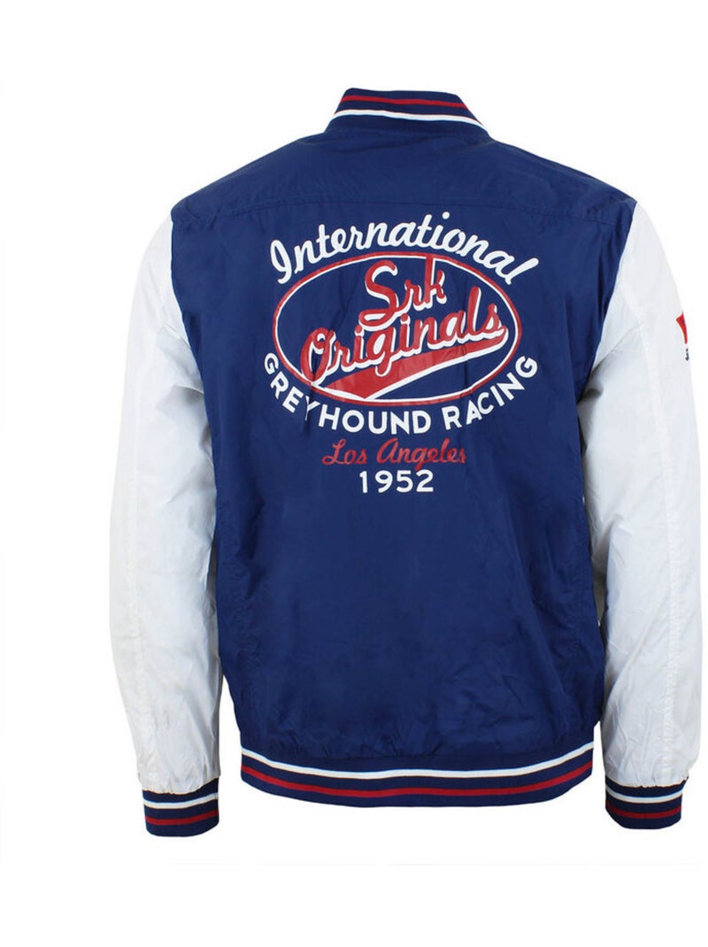 Blouson léger style teddy garçon EVANS - SRK Bleu marine - Kiabi