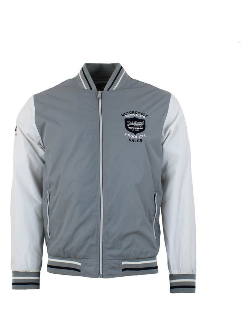 Blouson léger style teddy garçon EVANS - SRK Gris - Kiabi