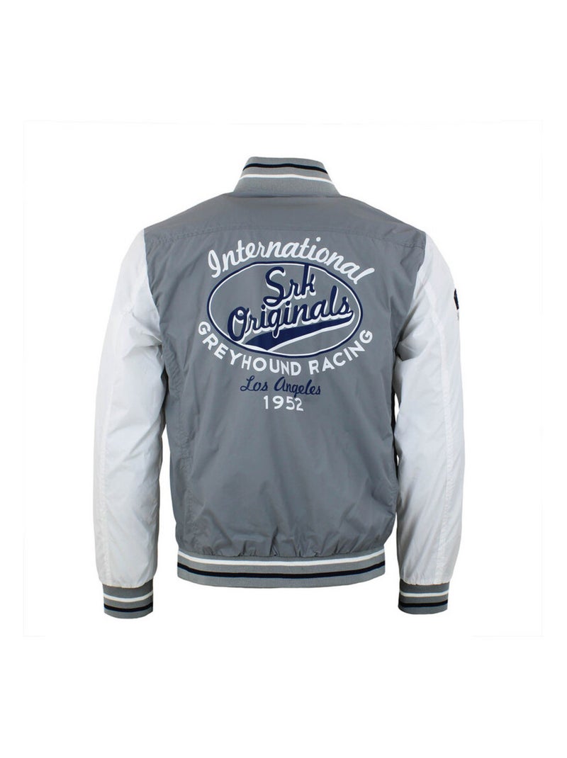 Blouson léger style teddy garçon EVANS - SRK Gris - Kiabi