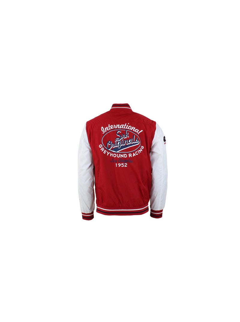 Blouson léger style teddy garçon EVANS - SRK Rouge - Kiabi
