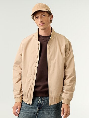 Blouson léger uni zippé