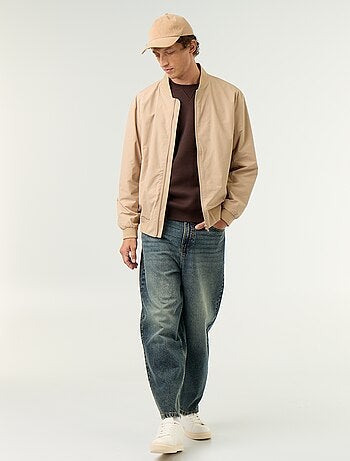 Blouson léger uni zippé