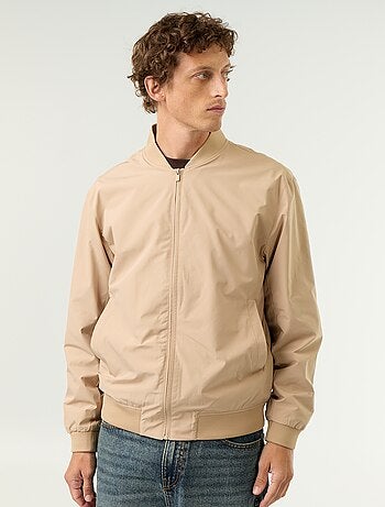 Blouson léger uni zippé