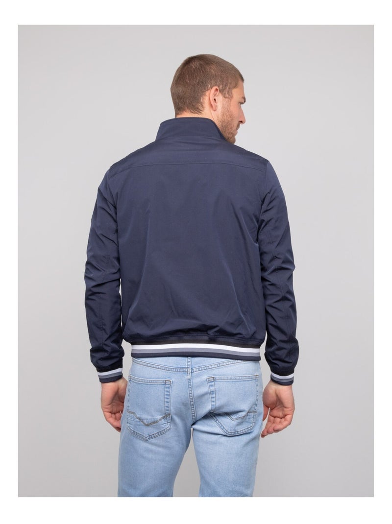 Blouson léger zippé ZOUBRAY Bleu marine - Kiabi