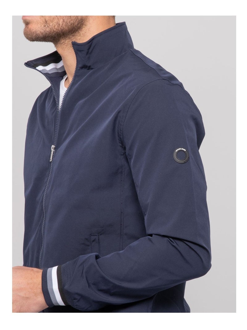Blouson léger zippé ZOUBRAY Bleu marine - Kiabi