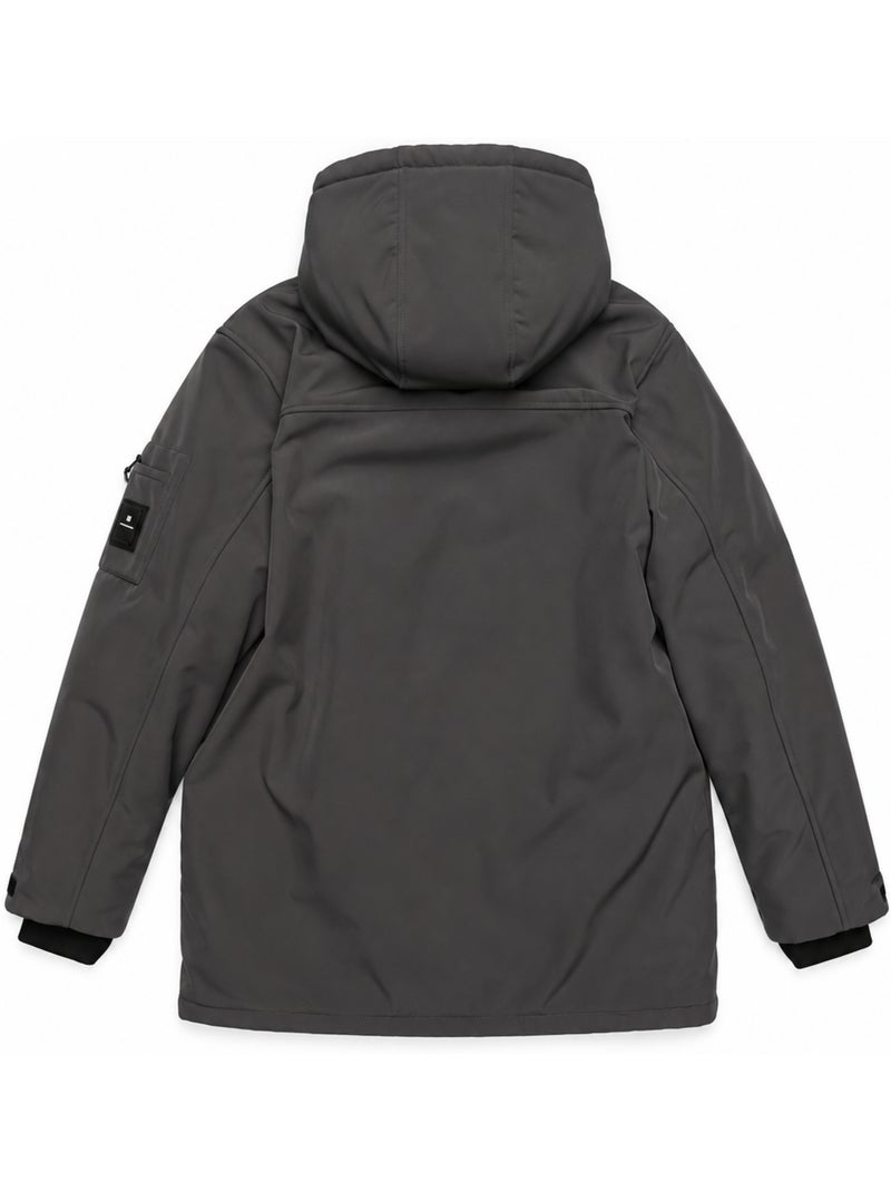 Blouson long customs gris redskins Gris - Kiabi