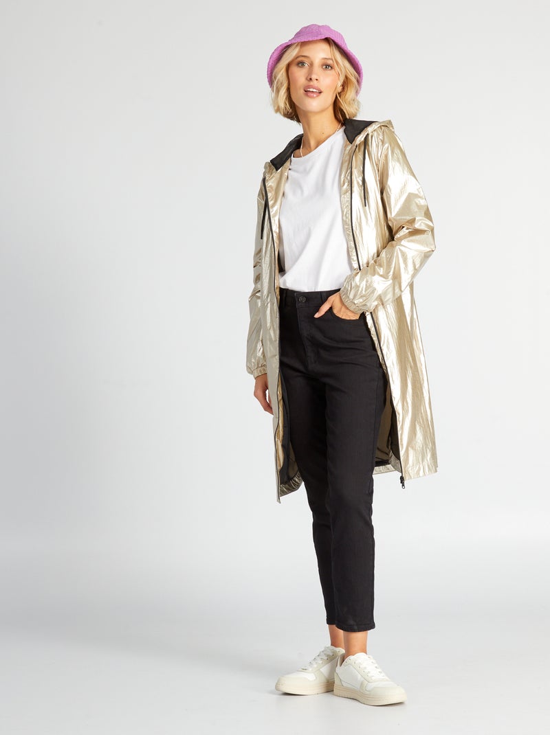 Blouson long et léger Doré - Kiabi