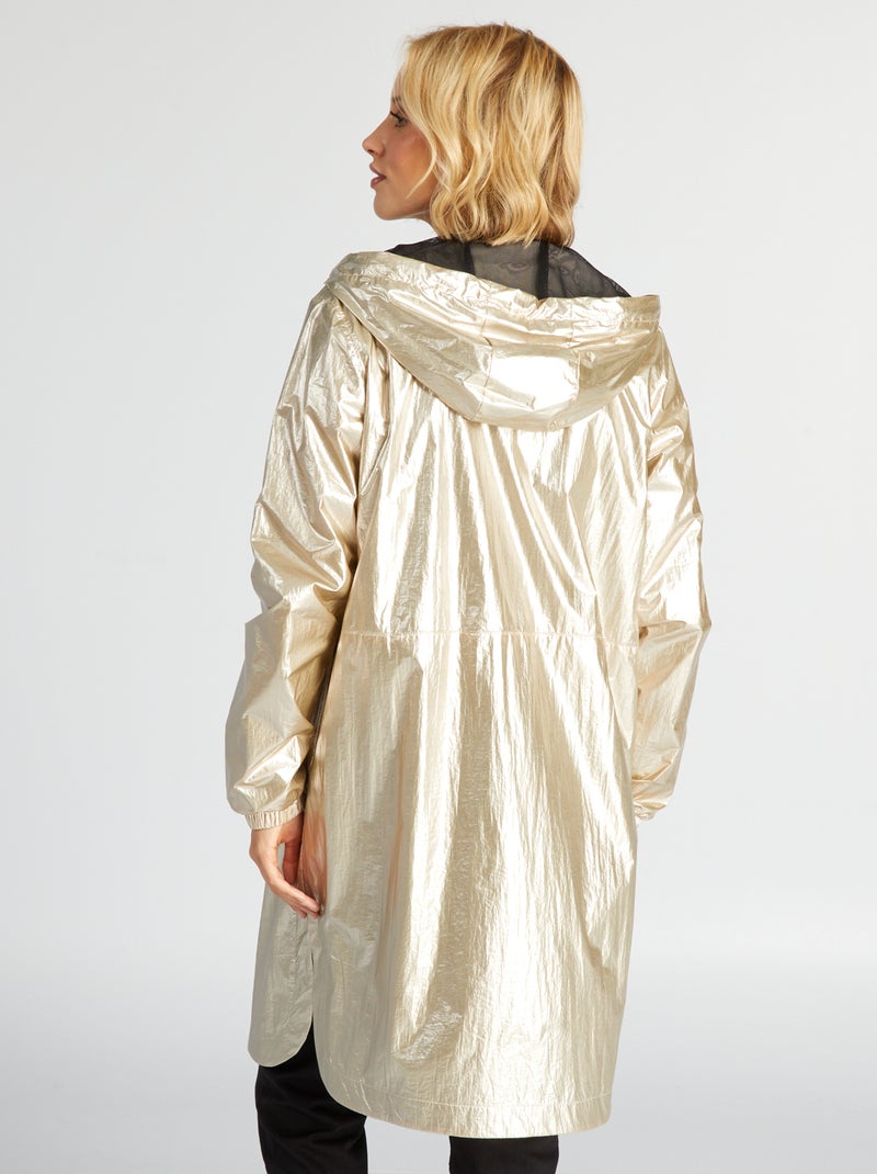 Blouson long et léger Doré - Kiabi