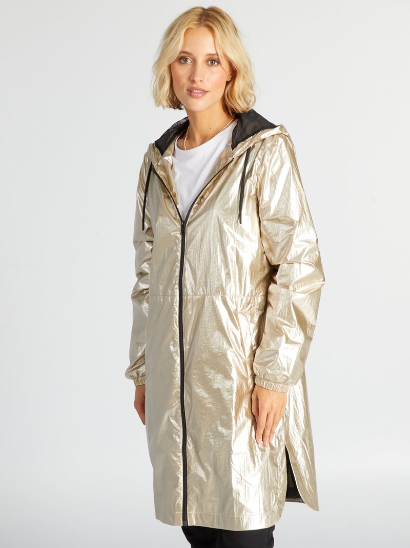 Blouson long et léger Doré - Kiabi
