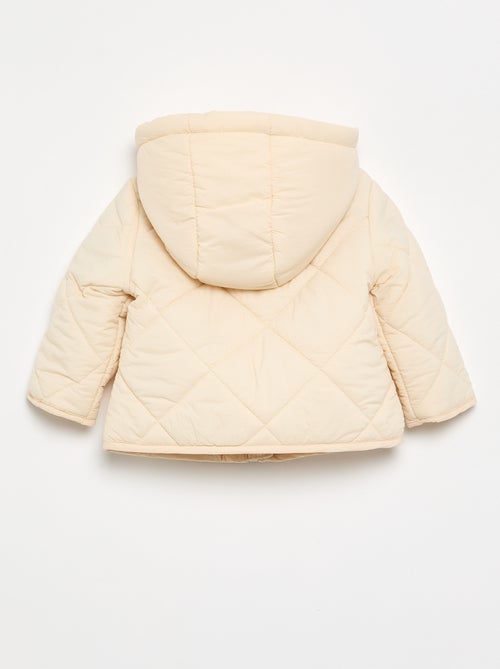 Blouson matelassé à capuche - Kiabi