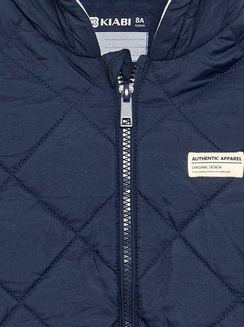 Blouson matelassé à capuche - Kiabi