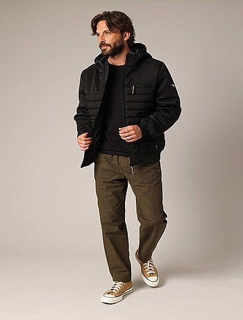 Blouson matelassé à capuche 'deeluxe'